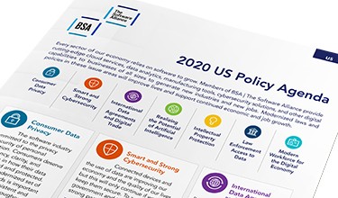 BSA 2020 US Policy Agenda cover